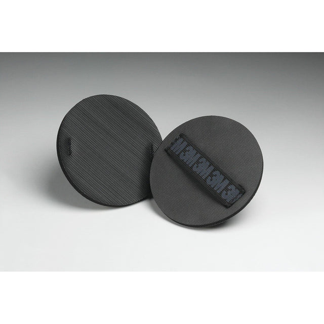 3M 77752 Hookit Disc Hand Pad, Soft Foam, Black, 5 in x 1/4 in (7100005515) (20 Pack)