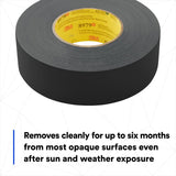 3M 8979 Performance Plus Duct Tape Roll, Heavy Duty, Black, 29 in x 60 yd, 12.1 mil, 6 Month Clean Removal, UV and Weather Resistant (7100005781) (2 Pack) - 2