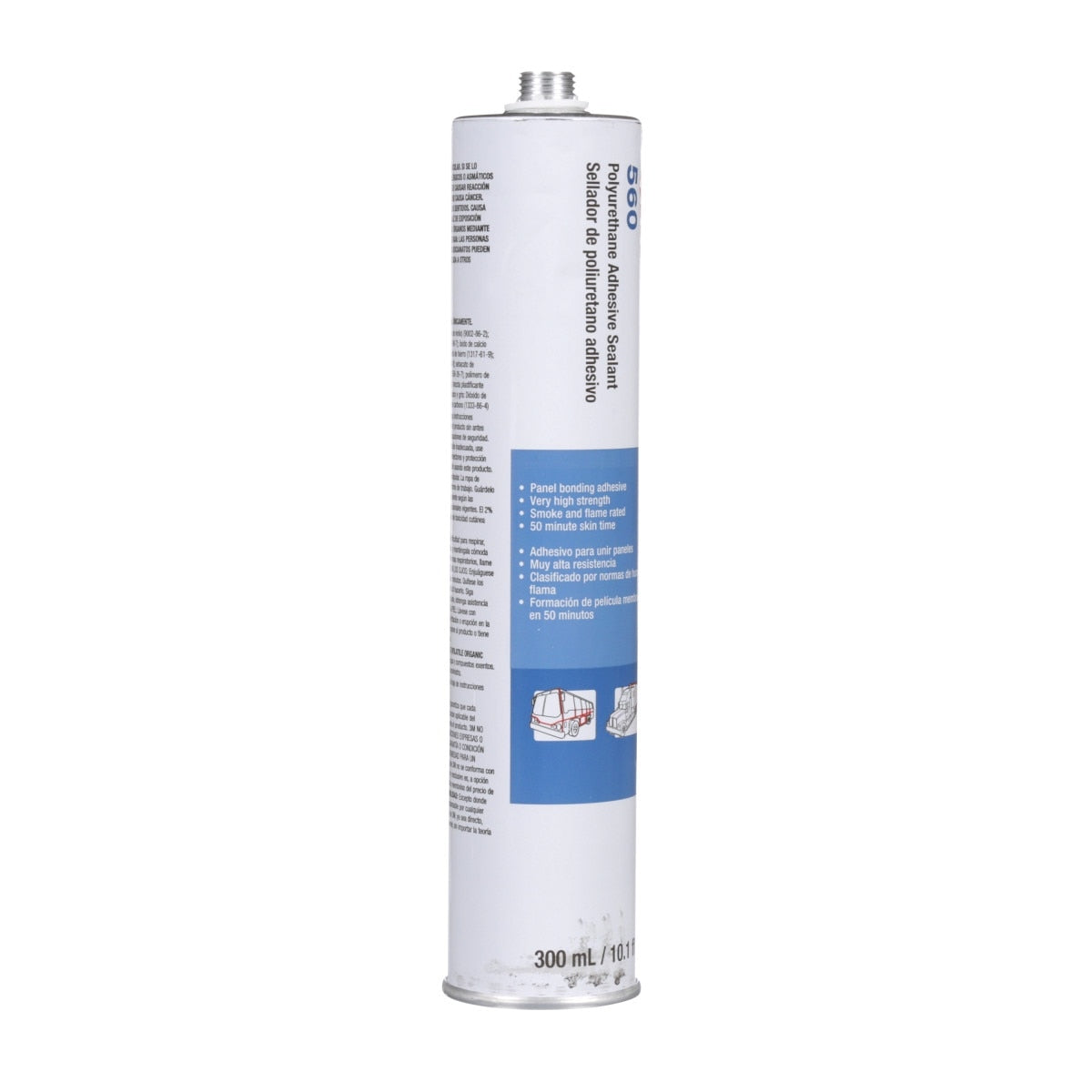 3M 560 Polyurethane Adhesive Sealant, Black, 10.5 oz Cartridge (41597) (7100005901) (12 Pack) - 4