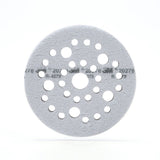 3M 20278 Hookit Soft Interface Disc Pad, Multihole, Hook and Loop, Soft Foam, Black, 5 in x 1/2 in x 3/4 in (7100006170) (10 Pack)
