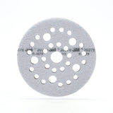 3M 20278 Hookit Soft Interface Disc Pad, Multihole, Hook and Loop, Soft Foam, Black, 5 in x 1/2 in x 3/4 in (7100006170) (10 Pack)