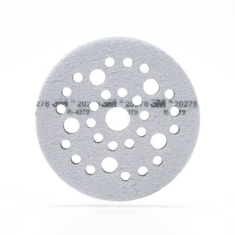 3M 20278 Hookit Soft Interface Disc Pad, Multihole, Hook and Loop, Soft Foam, Black, 5 in x 1/2 in x 3/4 in (7100006170) (10 Pack)