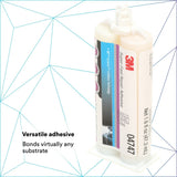 3M 04747 Super-Fast Repair Adhesive, Two-Component Semi-Rigid Urethane, Amber, 47.3 mL/1.6 fl oz Cartridge (7100006276) (6 Pack) - 9