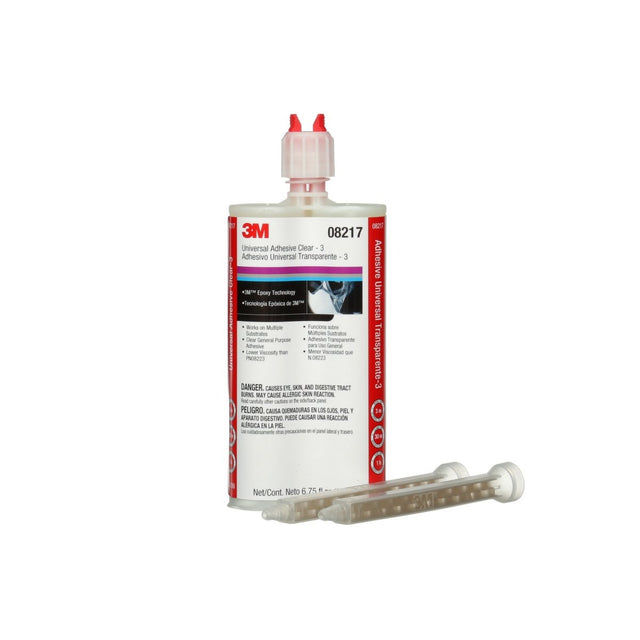 3M Universal Adhesive Clear, 200 mL Cartridge (08217) (7100006285) (6 Pack)