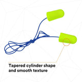 3M 311-1251 E-A-R Corded Disposable Foam Earplugs, Large, NRR 33 dB, Individually Wrapped, Poly Bag (7100006342) (2000 Pack) - 6