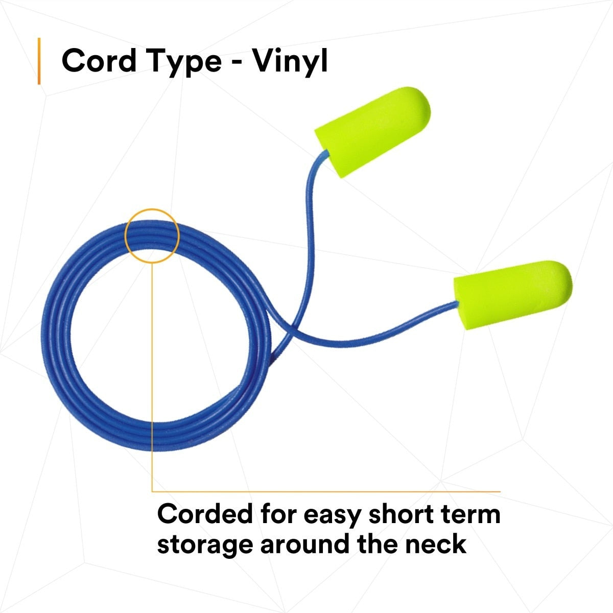 3M 311-1251 E-A-R Corded Disposable Foam Earplugs, Large, NRR 33 dB, Individually Wrapped, Poly Bag (7100006342) (2000 Pack) - 10