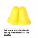 3M 7100007118 E-A-R E-Z-Fit Earplugs 312-1208, Uncorded, PolyBag (200 Pack) - 6