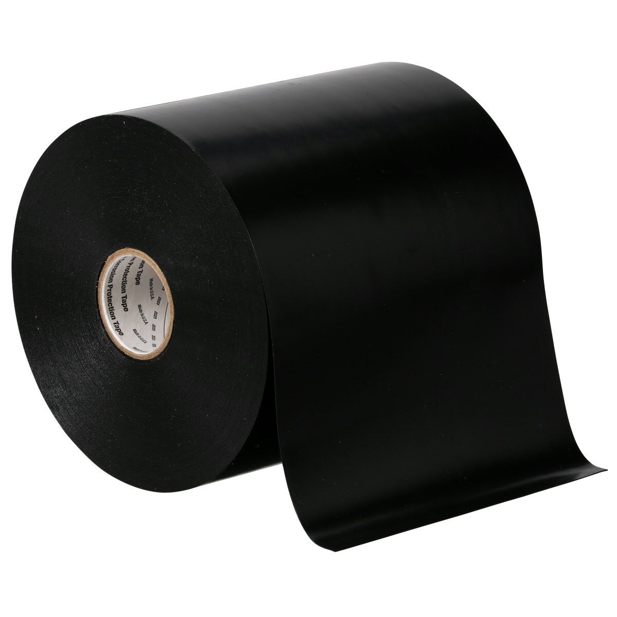 3M Scotchrap Vinyl Corrosion Protection Tape 51, 6 in x 100 ft, Unprinted, Black (7100007740) (4 Pack) - 3