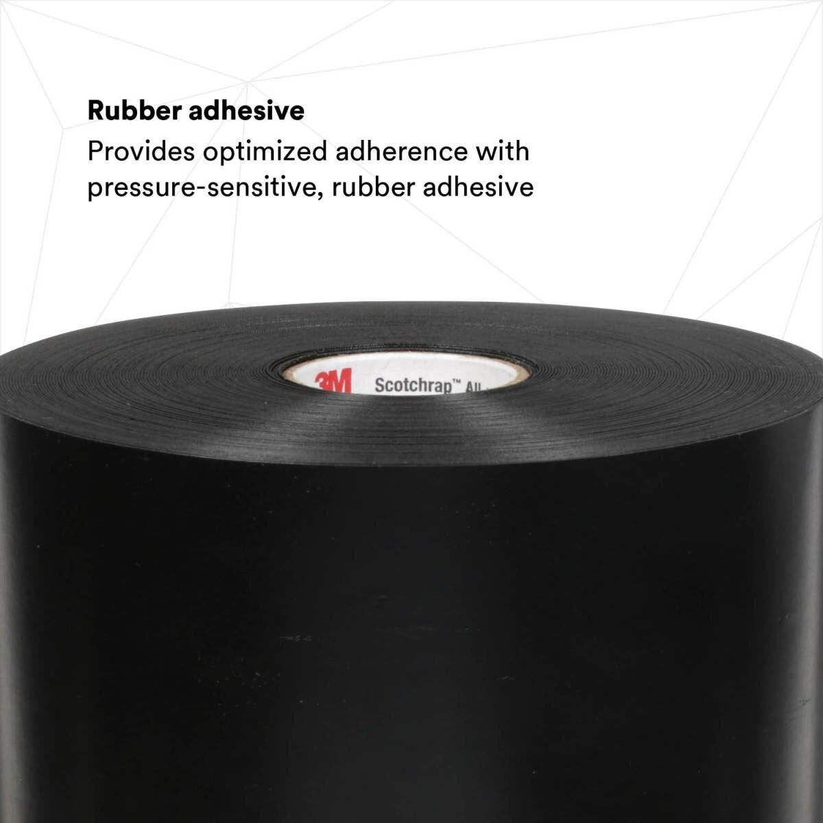 3M Scotchrap Vinyl Corrosion Protection Tape 51, 6 in x 100 ft, Unprinted, Black (7100007740) (4 Pack) - 5