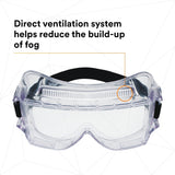 3M 40301-00000-10 Centurion Impact Safety Goggles 452AF, Clear Anti-Fog Lens (7100009575) (10 Pack) - 3