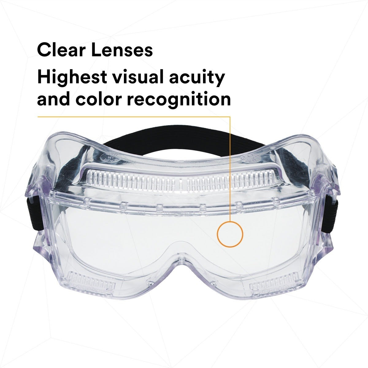 3M 40301-00000-10 Centurion Impact Safety Goggles 452AF, Clear Anti-Fog Lens (7100009575) (10 Pack) - 5
