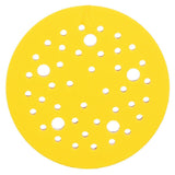 3M 20290 Xtract Hookit Low Profile Finishing Back-up Pad, 44 Holes, Yellow, 5 in, 5/16-24 EXT (7100009657) (10 Pack) - 3