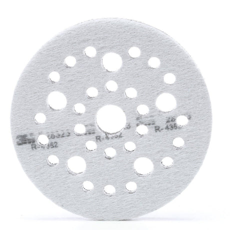 3M 28323 Xtract Hookit Interface Disc Pad, Hook and Loop, Gray, 5 in x 1/2 in x 3/4 in, 31 Holes (7100009701) (10 Pack)