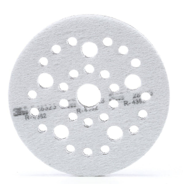 3M 28323 Xtract Hookit Interface Disc Pad, Hook and Loop, Gray, 5 in x 1/2 in x 3/4 in, 31 Holes (7100009701) (10 Pack)