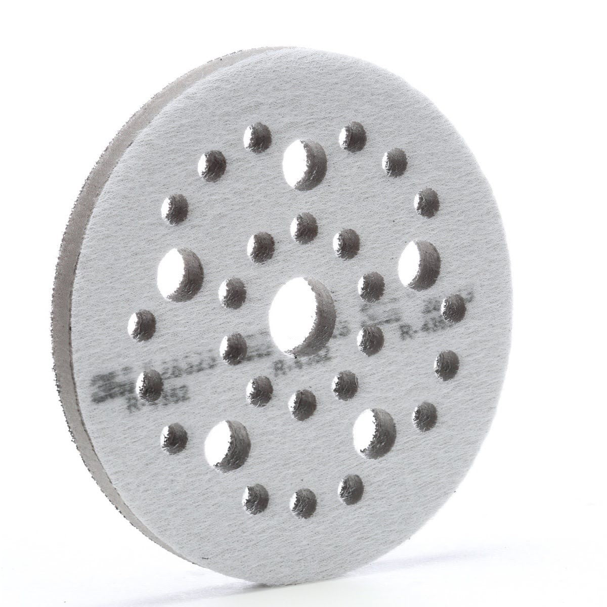 3M 28323 Xtract Hookit Interface Disc Pad, Hook and Loop, Gray, 5 in x 1/2 in x 3/4 in, 31 Holes (7100009701) (10 Pack) - 2
