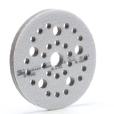 3M 28323 Xtract Hookit Interface Disc Pad, Hook and Loop, Gray, 5 in x 1/2 in x 3/4 in, 31 Holes (7100009701) (10 Pack) - 2