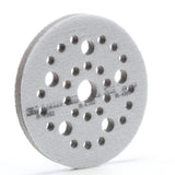 3M 28323 Xtract Hookit Interface Disc Pad, Hook and Loop, Gray, 5 in x 1/2 in x 3/4 in, 31 Holes (7100009701) (10 Pack) - 2