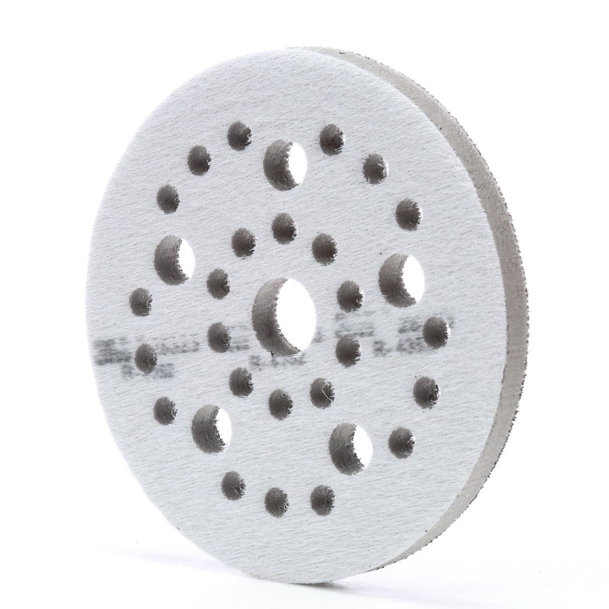 3M 28323 Xtract Hookit Interface Disc Pad, Hook and Loop, Gray, 5 in x 1/2 in x 3/4 in, 31 Holes (7100009701) (10 Pack) - 3