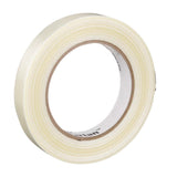 3M 7100009809 Tartan Filament Tape 8934, Clear, 12 mm x 55 m, 4 mil, Model Number: 8934-12MMX55M (72 Pack)