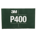 3M 270J 34337 Hookit Flexible Abrasive Hand Sheet, P400, 5.5 in x 6.8 in (7100010553) (125 Pack) - 2