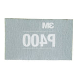 3M 270J 34337 Hookit Flexible Abrasive Hand Sheet, P400, 5.5 in x 6.8 in (7100010553) (125 Pack) - 4