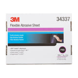 3M 270J 34337 Hookit Flexible Abrasive Hand Sheet, P400, 5.5 in x 6.8 in (7100010553) (125 Pack) - 5