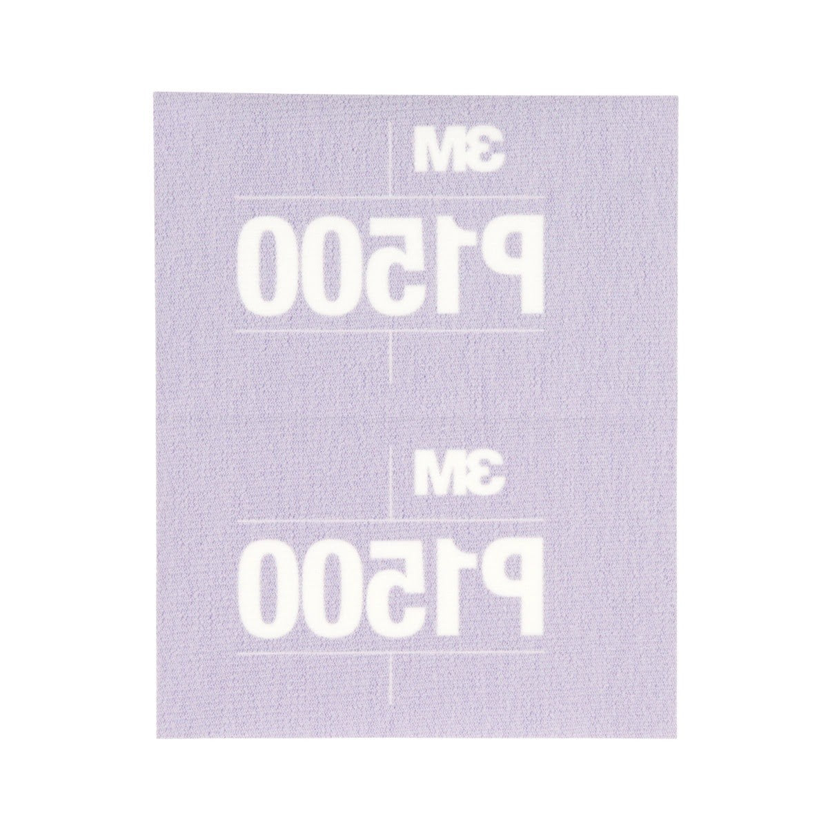 3M 270J 34343 Hookit Flexible Abrasive Sheet, P1500, 5.5 in x 6.8 in (7100010565) (125 Pack) - 5