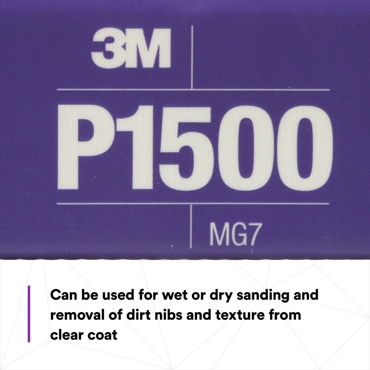 3M 270J 34343 Hookit Flexible Abrasive Sheet, P1500, 5.5 in x 6.8 in (7100010565) (125 Pack) - 9