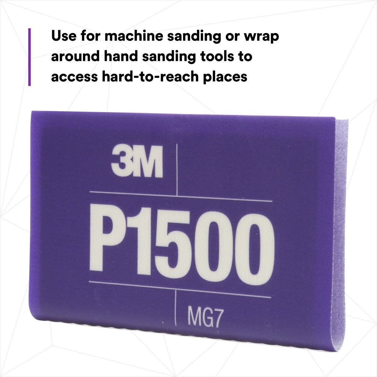 3M 270J 34343 Hookit Flexible Abrasive Sheet, P1500, 5.5 in x 6.8 in (7100010565) (125 Pack) - 10