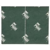 3M 270J 34339 Hookit Flexible Abrasive Sheet, P600, 5.5 in x 6.8 in (7100010566) (125 Pack) - 5