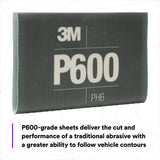 3M 270J 34339 Hookit Flexible Abrasive Sheet, P600, 5.5 in x 6.8 in (7100010566) (125 Pack) - 8