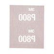 3M 270J 34340 Hookit Flexible Abrasive Hand Sheet, P800, 5.5 in x 6.8 in (7100010567) (125 Pack)