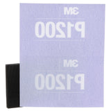 3M 270J 34342 Hookit Flexible Abrasive Sheet, P1200, 5.5 in x 6.8 in (7100010568) (125 Pack) - 7