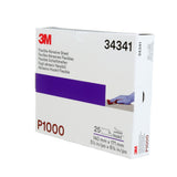 3M 270J 34341 Hookit Flexible Abrasive Sheet, P1000, 5.5 in x 6.8 in (7100010569) (125 Pack) - 4
