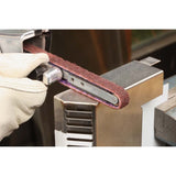 3M 7100010674 Scotch-Brite Durable Flex Low Stretch Belt, DF-BL, A/O Medium, 1/2 in x 18 in (20 Pack) - 3