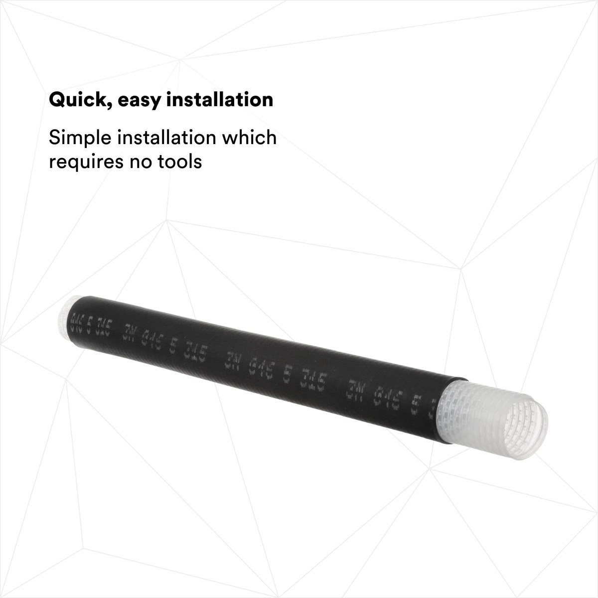 3M 8427-16 Cold Shrink Insulator for Wire and Cable Splices, 1 kV, Black (7100010774) (10 Pack) - 5