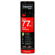 3M 77CA Multipurpose Spray Adhesive Clear Low VOC 25 Percent 24 fl oz Net Wt 18 oz (7100014109) (12 Pack)