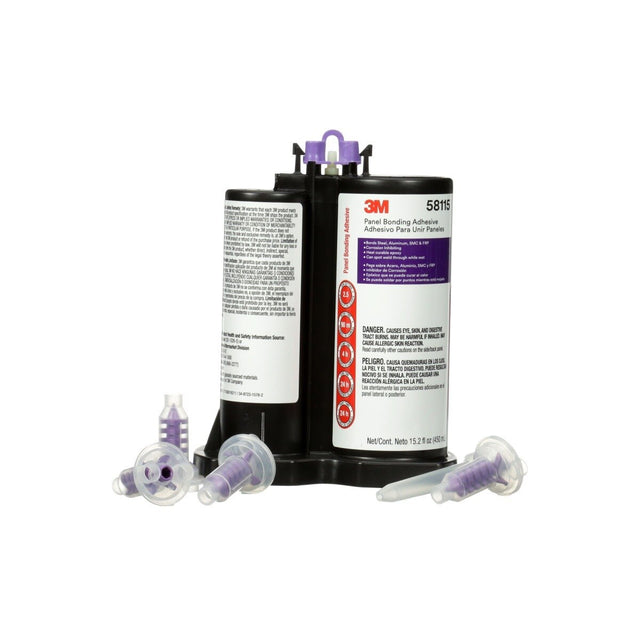 3M 58115 Panel Bonding Adhesive, 450 mL DMS Cartridge (7100016211) (4 Pack)