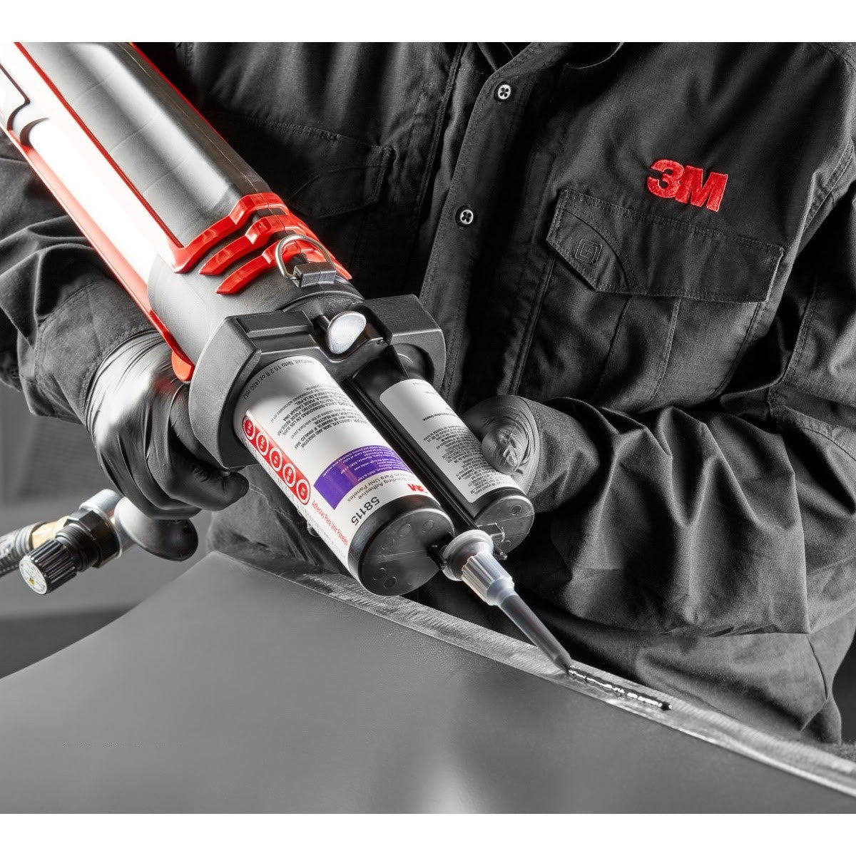 3M 58115 Panel Bonding Adhesive, 450 mL DMS Cartridge (7100016211) (4 Pack) - 3