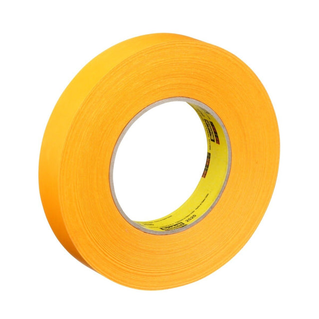 3M 2525 Performance Flatback Tape, Orange, 24 mm x 55 m, 9.5 mil (7100016326) (36 Pack)