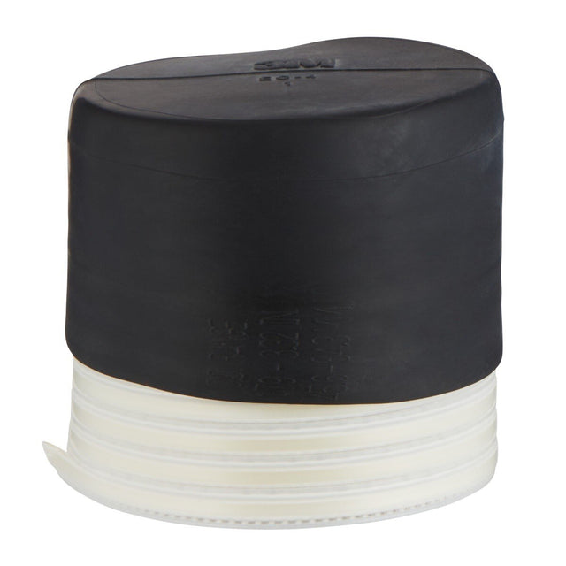 3M Cold Shrink End Cap, EPDM Rubber, Black, 1.79-3.32 in Use Range (EC-4) (7100017443) (10 Pack)