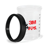 3M 16312 PPS Lid and Liner Kit Midi 13.5 fl oz 125 Micron Filter 50 Lids and Liners 20 Sealing Plugs (7100018936) - 4