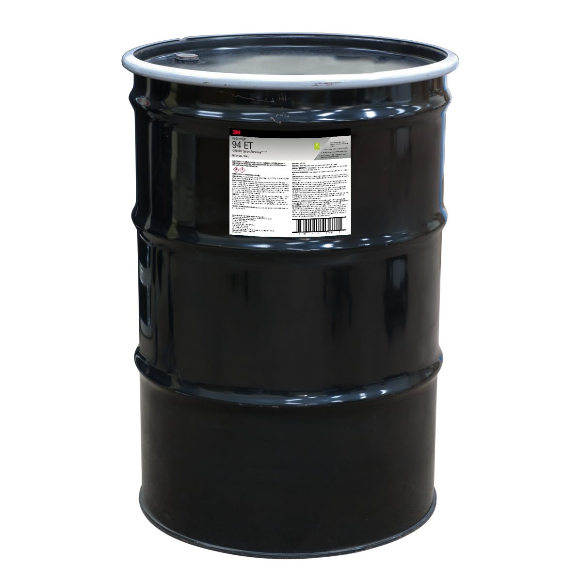 3M 94 ET Hi-Strength Adhesive, Clear, 54 Gallon Drum (7100019793)