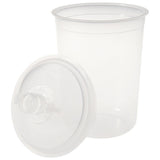 3M 16112 PPS Paint Spray Gun Cup Lid and Liner Kit, Midi, 13.5 fl oz, 200 Micron Filter (7100020094) - 3