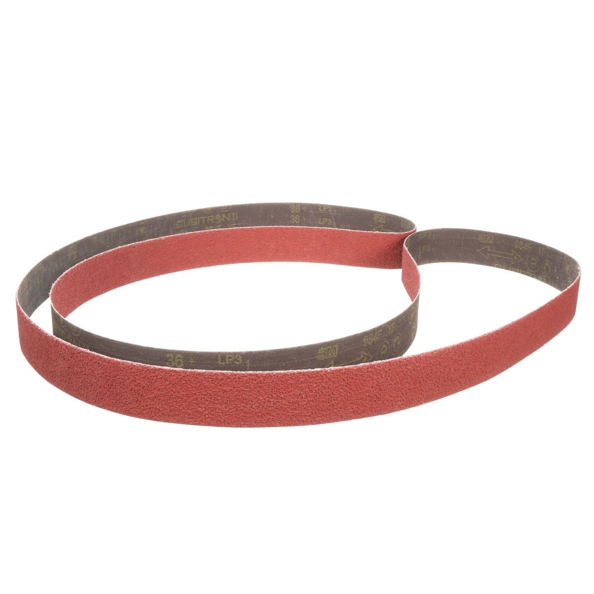 3M 984F Cubitron II Cloth Belt, 36+ YF-weight, 3/4 in x 18 in, Fabri-lok, Full-flex (7100020236) (200 Pack)