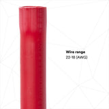 3M MVU18BCX Butt Connector, Vinyl Insulated, Red, 22-18 AWG, 1 in (7100021008) (500 Pack) - 4