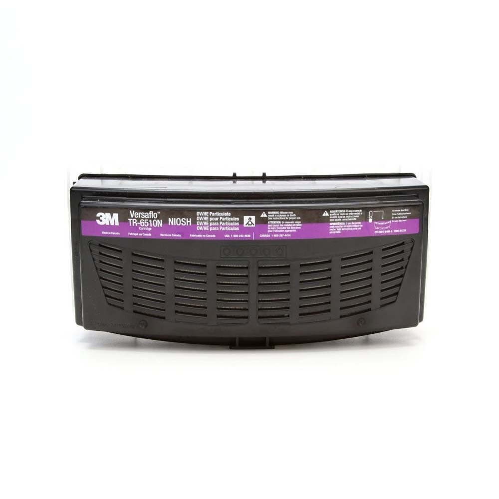 3M 7100021253 Versaflo Organic Vapor HEPA Cartridge TR-6510N 37361 AAD for TR-600 800 PAPR (5 Pack) - 2