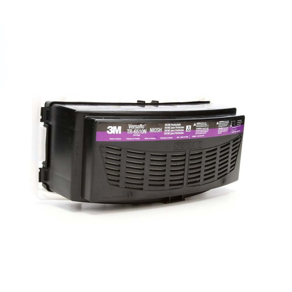 3M 7100021253 Versaflo Organic Vapor HEPA Cartridge TR-6510N 37361 AAD for TR-600 800 PAPR (5 Pack) - 3