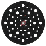 3M 20465 Xtract Hookit Low Profile Back-up Pad 861 Plus, Red Foam, 6 in, 53 Holes, 5/16-24 EXT (7100022038) (10 Pack) - 4