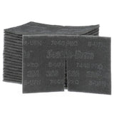 3M PO-HP 7448 Scotch-Brite Hand Pad, SiC Ultra Fine, Gray, 6 in x 9 in (7100023340) (20 Pack)